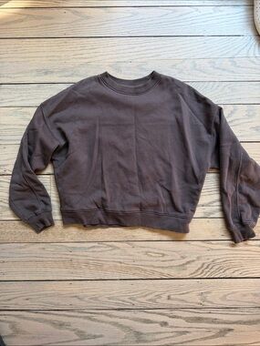 GAP Men's Crewneck Sweatshirt - Chocolate Brown